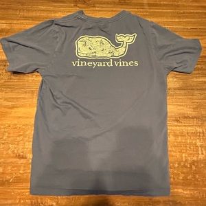 Blue Vineyard vines tee shirt. Size youth large (boys). Worn a couple times.